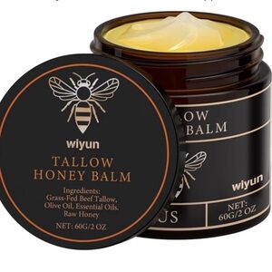 NEW SEALED Grass-fed Beef Tallow Citrus Perfumed Honey Balm - 2oz.